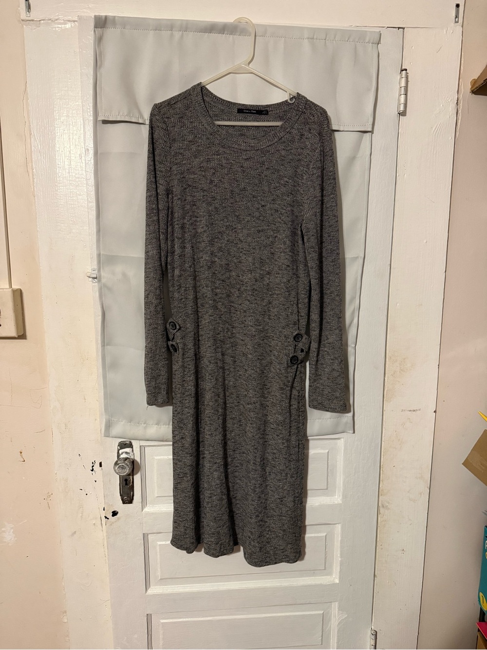 Women's Long Sleeve Gray Knit top